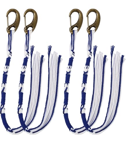 Handgeweefde Tossels met Brons Gespe