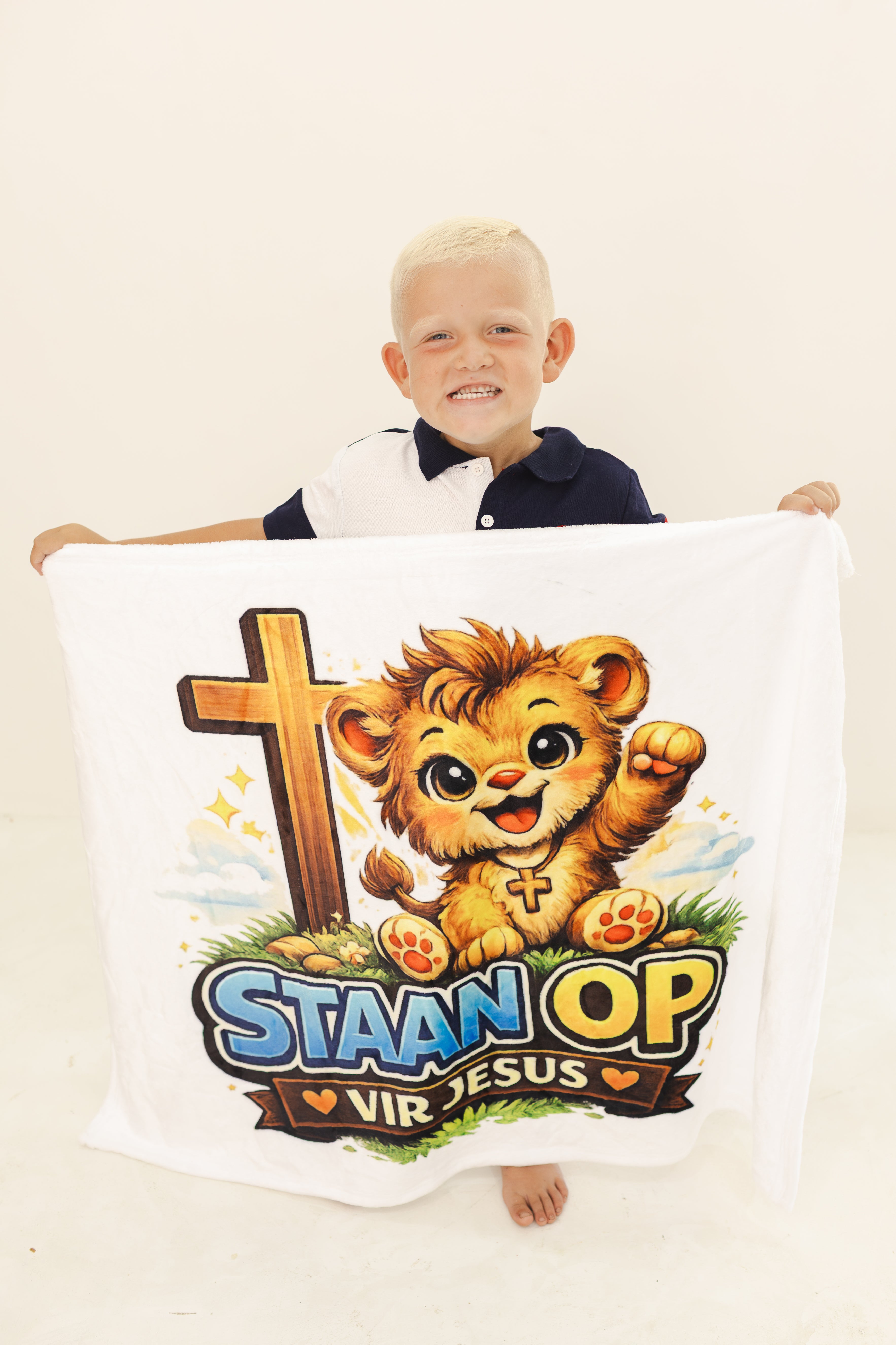 Sublimated Fleece Blanket – “Staan Op vir Jesus” (100 x 70 cm)