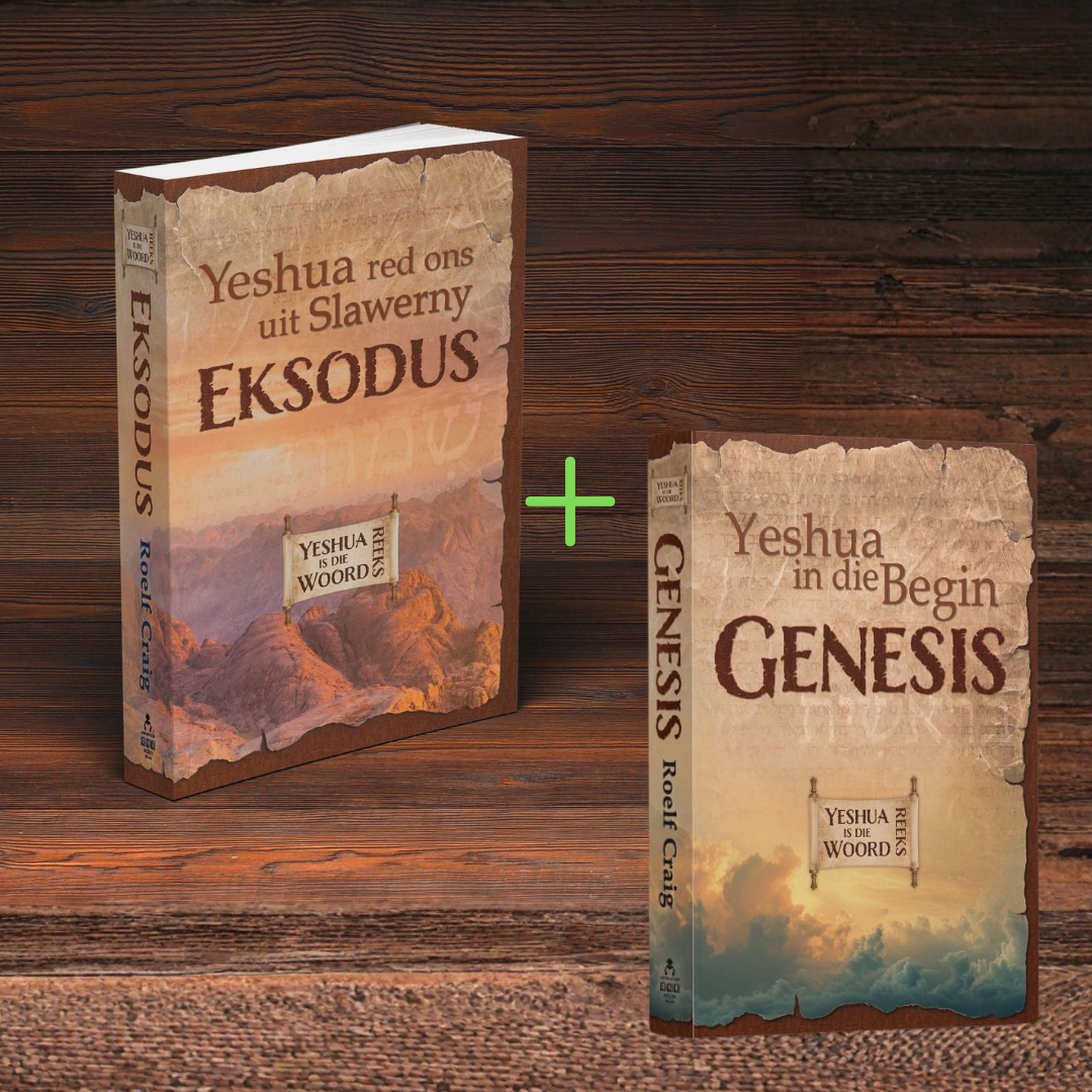 Spesiale aanbod: Genesis + Eksodus BoekeSpesiale aanbod: Genesis + Eksodus Boeke saam vir slegs R751.00