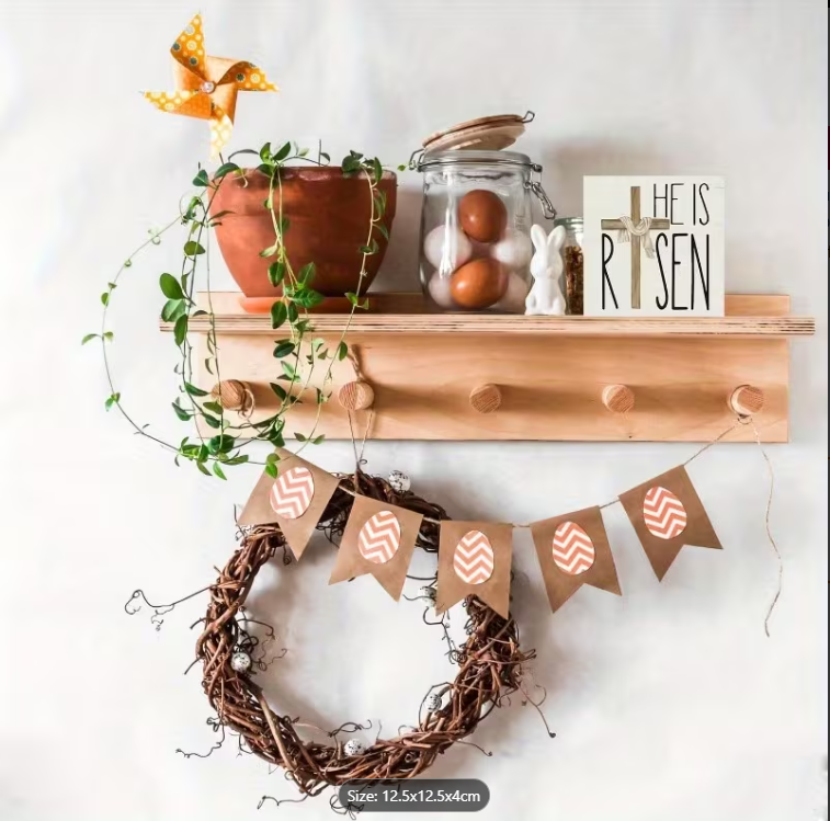 Religious Decor "He is Risen" Sign x 5